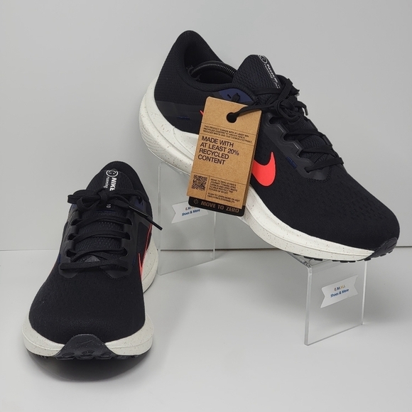 NIKE AIR WINFLO 10 Men's Size 11.5 Running Shoes DV4022-002 Black/Red New - Picture 1 of 11